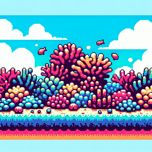 coral reef line. cartoon. 8-bite. Single Game Texture. In-Game asset. 2d. Blank background. High contrast. No shadows..
Single Game Texture. In-Game asset. 2d. Blank background. High contrast. No shadows.