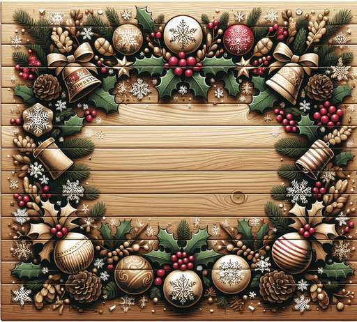 a christmas wooden board Background image. High contrast. No shadows.