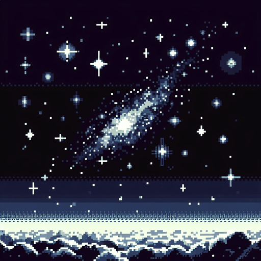 starry sky pixel art.
1920x1910 minimalistic