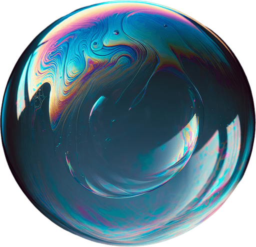 a bubble.