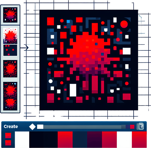 blood splatter. 8-bit pixelated.
Single Game Texture. In-Game asset. 2d. Blank background. High contrast. No shadows.