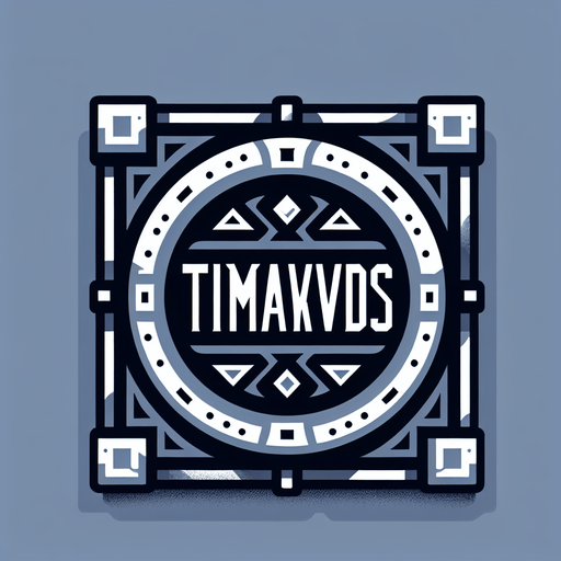 надпись "Timakovds".
Single Game Texture. In-Game asset. 2d. Blank background. High contrast. No shadows.