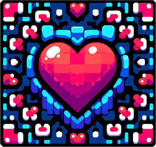 Game Heart Lifes.
Single Game Texture. In-Game asset. 2d. Blank background. High contrast. No shadows.