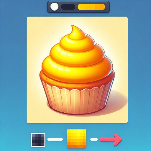 Lemon cupcake yellow Single Game Texture. In-Game asset. 2d. Blank background. High contrast. No shadows. Single Game Texture. In-Game asset. 2d. Blank background. High contrast. No shadows.