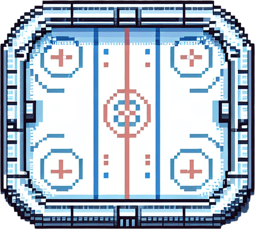 floor of an ice skating ring. top-view. seen from above. Single Game Texture. In-Game asset. 2d. High contrast. No shadows. pixelated.8 bit. game background