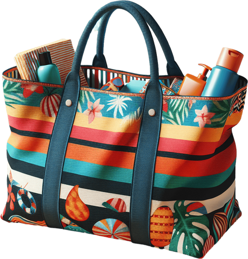 Sac de plage.
Image