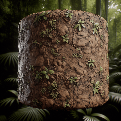 jungle floor dirt 2d unreal engine seen from the side
In-Game asset. 3d. Blank background. High contrast. No shadows