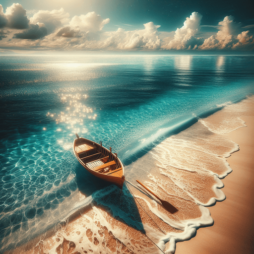 Bateau de plage.
Image