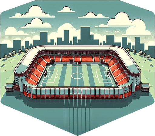 Cartoon football stadium
Single Game Texture. In-Game asset. 2d. Blank background. High contrast. No shadows.