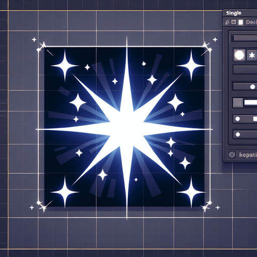 Glow glare star.
Single Game Texture. In-Game asset. 2d. Blank background. High contrast. No shadows.