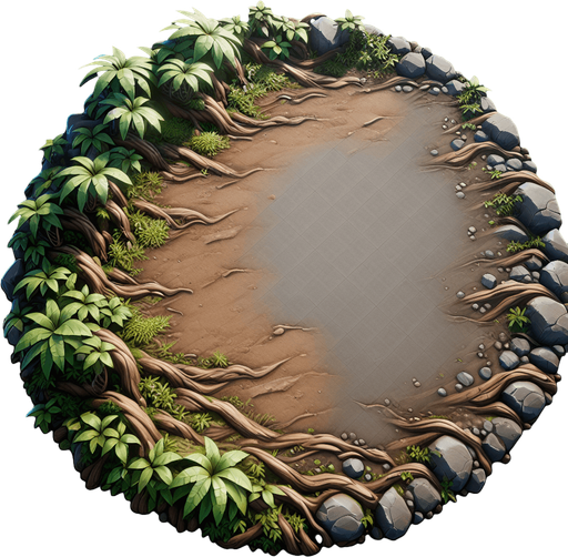 jungle floor dirt 2d unreal engine seen from the side
In-Game asset. 3d. Blank background. High contrast. No shadows