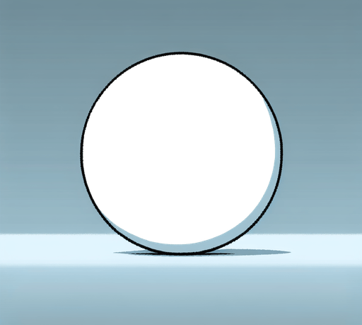 empty 8 bit cartoon white circle.
Single Game Texture. In-Game asset. 2d. Blank background. High contrast. No shadows.