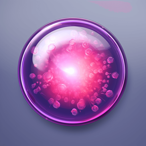 Clean plasma bubble
Single Game Texture. In-Game asset. 2d. Pixelart. White background. Blank background. Low detail. High contrast.