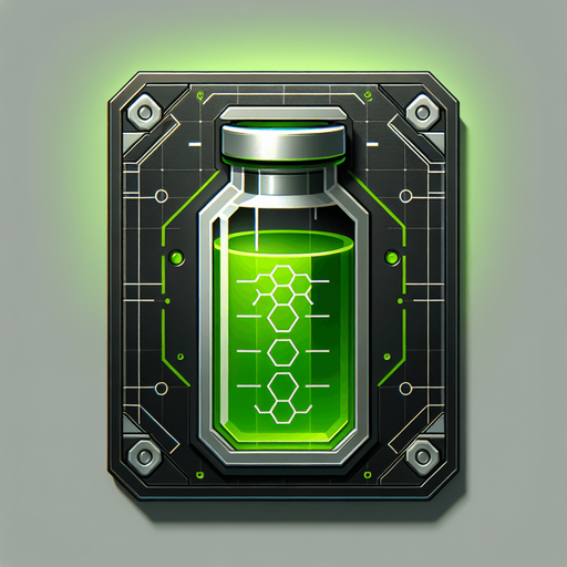 green chemical vial futuristic tech Single Game Texture. In-Game asset. 2d. Blank background. High contrast. No shadows. Single Game Texture. In-Game asset. 2d. Blank background. High contrast. No shadows Single Game Texture. In-Game asset. 2d. Blank background. High contrast. No shadows.