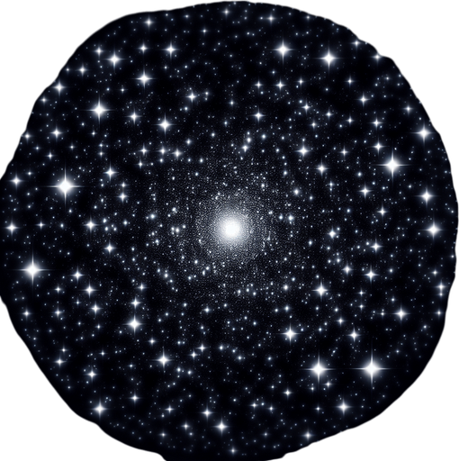 plain black background with stars. 2d repeating Texture.