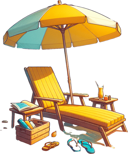 beach lounge chair.
photo