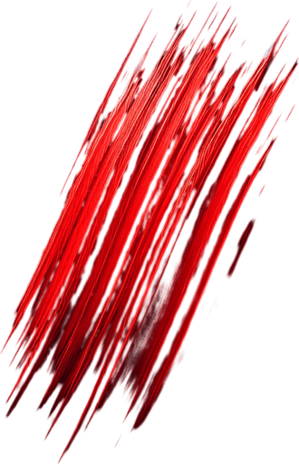 Soft  straight Long red paint  on black background.
Single Game Texture. In-Game asset. 2d. Blank background. High contrast. No shadows.