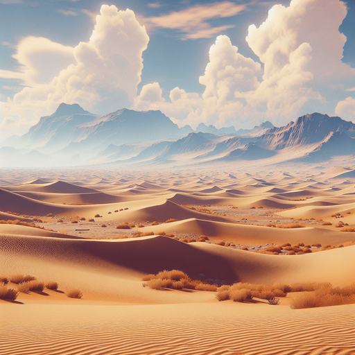 Sandy beach. No water is present. Sky takes up 80% of the image.
Single Game Texture. In-Game asset. 2d. Blank background. High contrast. No shadows.