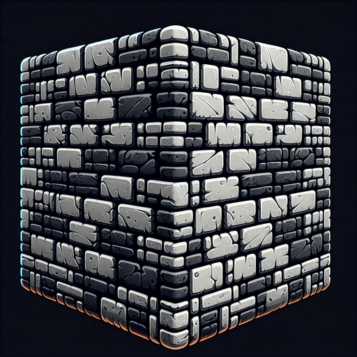 brick wall.
Single Game Texture. In-Game asset. 2d. Blank background. High contrast. No shadows.