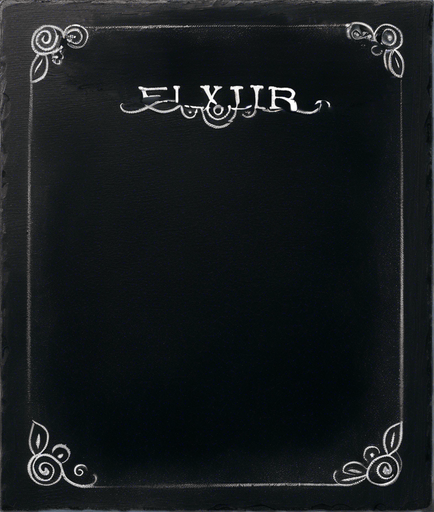 Title "ELIXIR" handwritten in chalk at the top