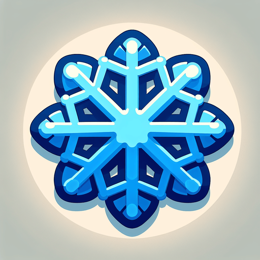 Cartoon Christmas snow flake. Blue
Single Game Texture. In-Game asset. 2d. Blank background. High contrast. No shadows.