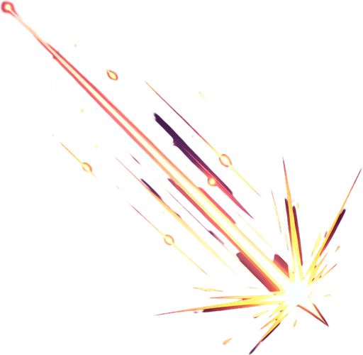 laser being fired upwards.
Single Game Texture. In-Game asset. 2d. Blank background. High contrast. No shadows.