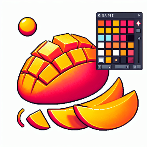 A delicious slice of mango.
Single Game Texture. In-Game asset. 2d. Blank background. High contrast. No shadows.