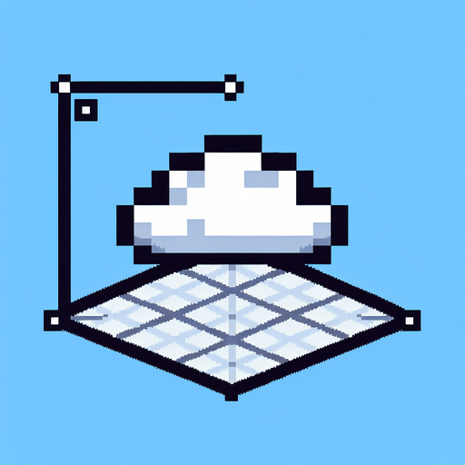 pixel art cloud.
Single Game Texture. In-Game asset. 2d. Blank background. High contrast. No shadows.