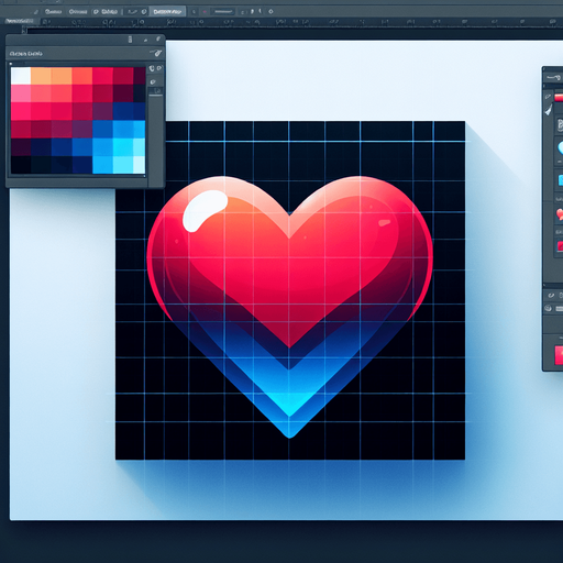 heart icon.
Single Game Texture. In-Game asset. 2d. Blank background. High contrast. No shadows.