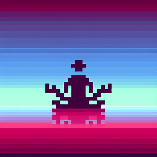 minimalist meditation background. no elements. pixelated. 8 bit..
Single Game Texture. In-Game asset. 2d. High contrast. No shadows.