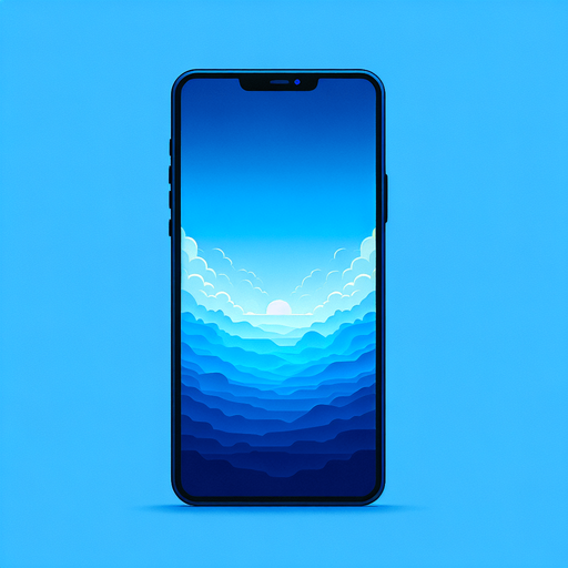 Simple blue sky background, I phone background, no clouds.
Single Game Texture. In-Game asset. 2d. Blank background. High contrast. No shadows.