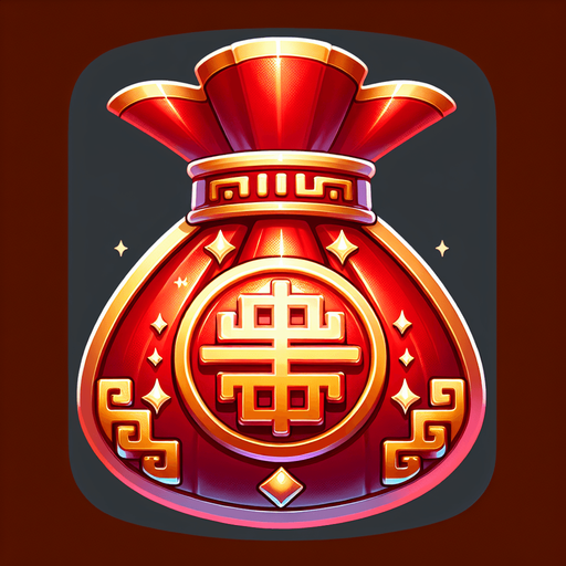 Shiny red envelope bao, chinese new years.
Single Game Texture. In-Game asset. 2d. Blank background. High contrast. No shadows.