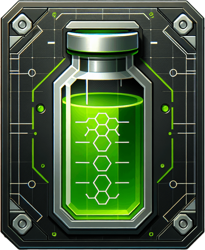 green chemical vial futuristic tech Single Game Texture. In-Game asset. 2d. Blank background. High contrast. No shadows. Single Game Texture. In-Game asset. 2d. Blank background. High contrast. No shadows Single Game Texture. In-Game asset. 2d. Blank background. High contrast. No shadows.