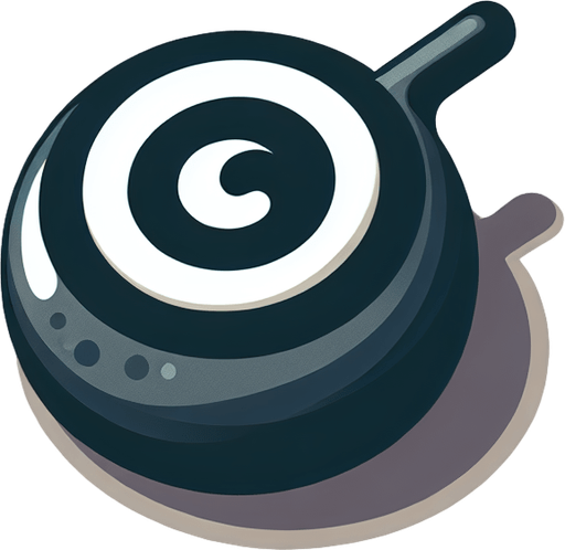 Single Game Texture. In-Game asset. 2d. Blank background. High contrast. No shadows.. top-down. seen from above. curling stone