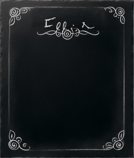 Word "ELIXIR" in chalk AT THE TOP