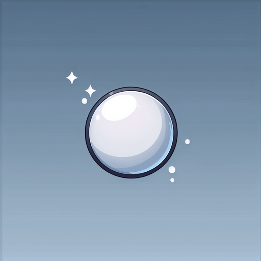 White bubble with very thin gray border..
Single Game Texture. In-Game asset. 2d. Blank background. High contrast. No shadows.