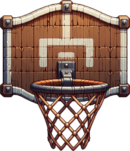 2d basketball hoop net in the art style of final fantasy 9 , just the ring and the net.
Single Game Texture. In-Game asset. 2d. Blank background. High contrast. No shadows.