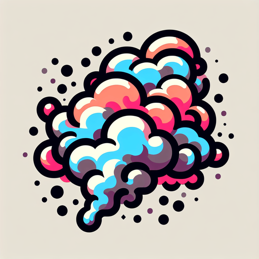 Cloud of smoke  cartoon  Single Game Texture. In-Game asset. 2d. Blank background. High contrast. No shadows. Single Game Texture. In-Game asset. 2d. Blank background. High contrast. No shadows. Single Game Texture. In-Game asset. 2d. Blank background. High contrast. No shadows.