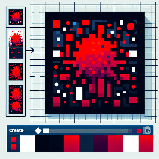 blood splatter. 8-bit pixelated.
Single Game Texture. In-Game asset. 2d. Blank background. High contrast. No shadows.