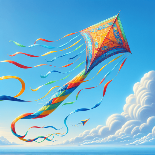 a kite.
photorealistic