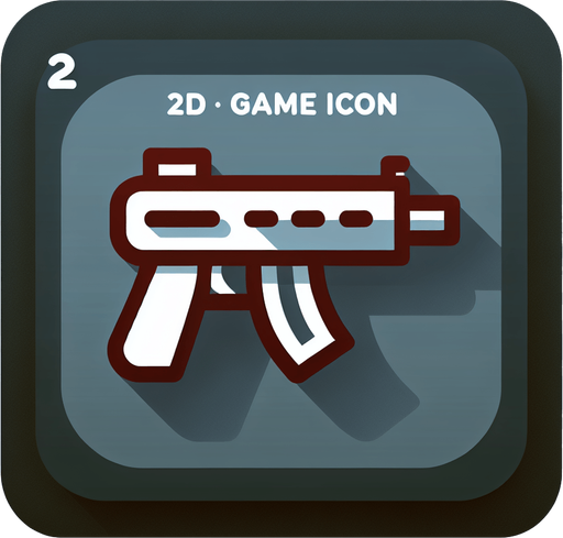 weapon reload 2d icon.
Single Game Texture. In-Game asset. 2d. Blank background. High contrast. No shadows.