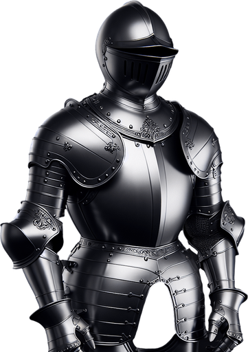 suit of armour, no background.
Single Game Texture. In-Game asset. 2d. Blank background. High contrast. No shadows.