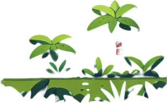 Jungle Scenic view. Open in the top
 Cartoon. Black background. Single Game Texture. In-Game asset. 2d. Blank background. High contrast. No shadows..
Single Game Texture. In-Game asset. 2d. Blank background. High contrast. No shadows.