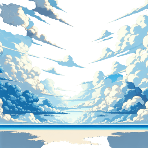 clouds on the sky.
Single Game Texture. In-Game asset. 2d. Blank background. High contrast. No shadows.