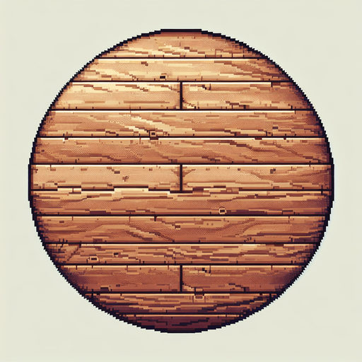 pixel art of a wooden board without borders.
top view