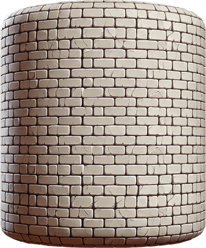 brick wall.
Single Game Texture. In-Game asset. 2d. Blank background. High contrast. No shadows.