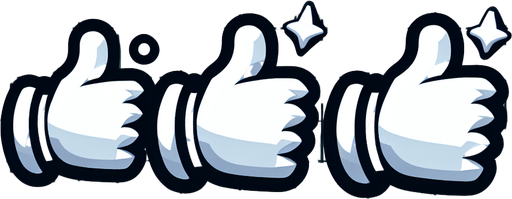 Words:
Great!
Awesome!
Keep it up!

(in nice white cartoon font with no background).
Single Game Texture. In-Game asset. 2d. Blank background. High contrast. No shadows.