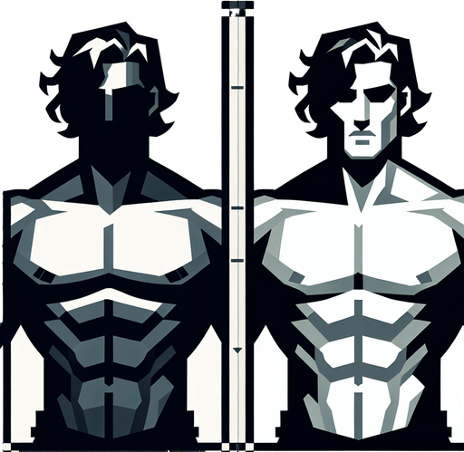 Stylized male.
Single Game Texture. In-Game asset. 2d. Blank background. High contrast. No shadows.