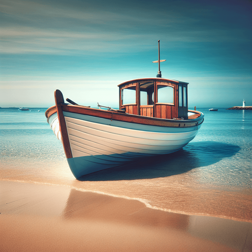 Bateau de plage.
Image