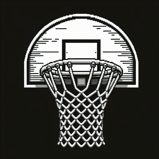 2d basketball hoop net in the art style of final fantasy 9 , just the ring and the net.
Single Game Texture. In-Game asset. 2d. Blank background. High contrast. No shadows.